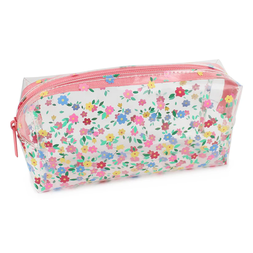 [POPCA180] Pencil Case - Floral Clear Small #PCA180