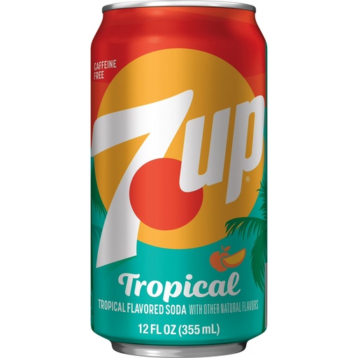 [LW7UPTR] 7UP TROPICAL 12oz Can - Each - (24/ctn)