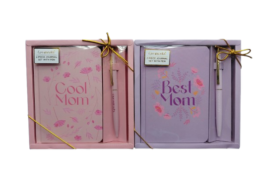 Greatworks MOM 2pc Journal Set w/Pen (Pink/Purple) #127-7739