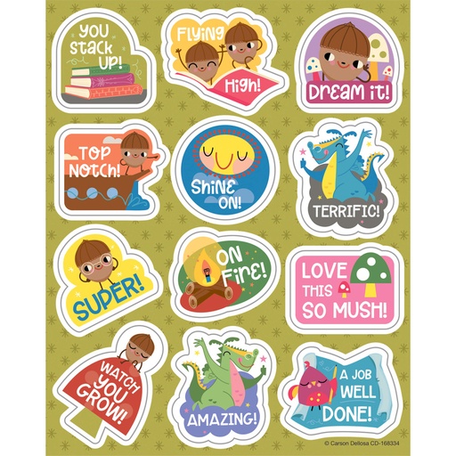 [CD168334] Motivational Stickers: FAIRY TALE FOREST