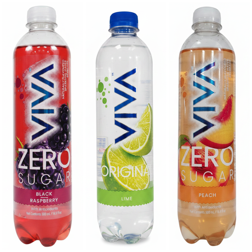 Viva Naturally Flavoured Sparkling Water 500ml
