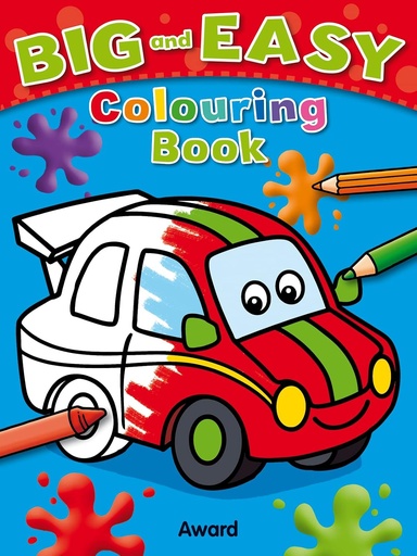 [AW701132] Big & Easy CAR Colouring Book