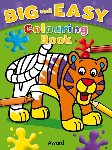 [AW701156] Big & Easy TIGER Colouring Book
