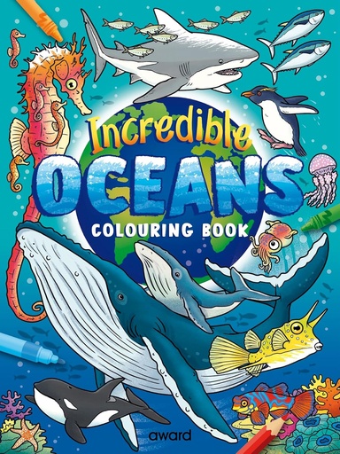 [AW707028] Incredible Oceans Colouring Book