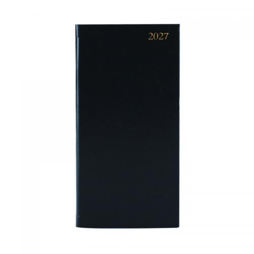 [SDKF1BK27] Diary SLIM #KF1BK27 Week To View Black 2027