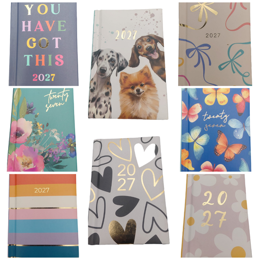[SD0330FSC] Diary POCKET WTV 2027 (8 Designs) #0330FSC