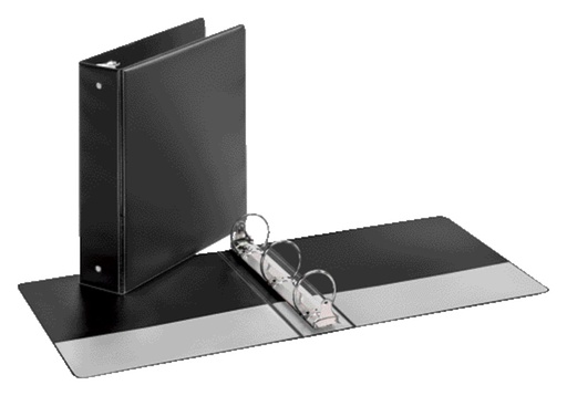 [ESRB02BK] ECONOMY 3-Ring Binder 2" BLACK Letter Size #90330