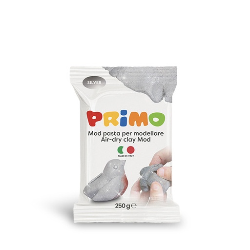 [PRMOD250GS] PRIMO Air Dry Clay #2858MOD250GS GLITTER SILVER 250g