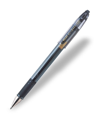 [PPBLG310B] Pilot G3 Rollerball Gel BLACK MED 1.0mm Pen #BL-G3-10B (Each) - 12/bx