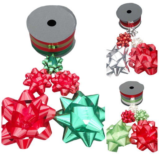 XMAS Bow & Ribbon 6pk #RBBW6A-1